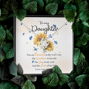 To My Daughter You're The Love Of My Life Necklace SO70