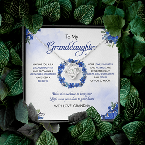 To My Granddaughter - I Am Proud Of You So Much - Necklace SO97