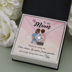 To My Mom Thanks For Being My Hero Necklace SO46