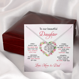 To Our Daughter - We Will Always Love You - Necklace SO95