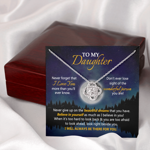 To My Daughter - Believe In Yourself As I Believe In You - Necklace SO77V