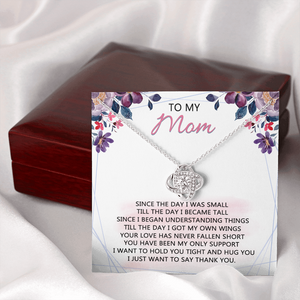 To My Mom - Your Love Has Been My Only Support - Necklace SO59V