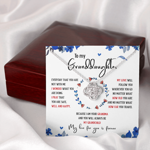 To My Granddaughter My Love For You Is Forever - Necklace SO35T