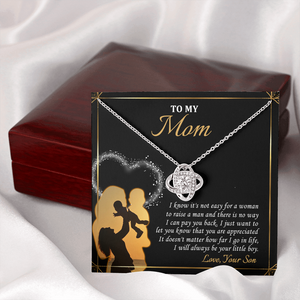To My Mom - I Love You Forever And Always - Necklace SO119V