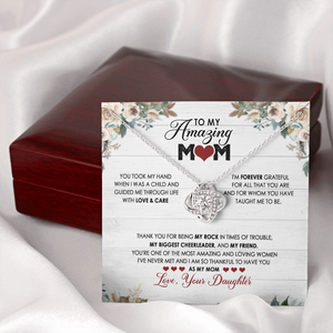 To My Mom - I Am So Thankful To Have You As My Mom - Necklace SO120V