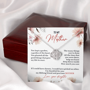 To My Mother - I Am Thankful For You - Necklace SO116T