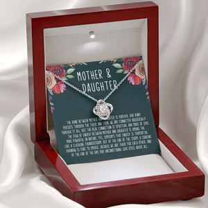 Mother's Day Gift - The Bond Between Mother And Daughter Is Forever - Necklace SO16T