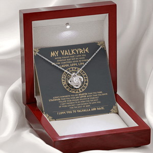 To My Daughter - Never Forget That I Love You To Valhalla - Viking Necklace SO111T