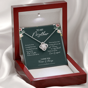To My Mother - Thank You For Your Love And Support - Necklace SO13V