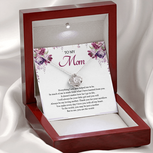 To My Mom You Are The World To Me Necklace SO25V