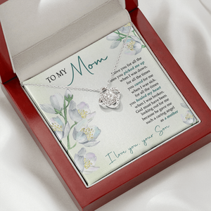 To My Mom - You're My Caring Angel - Necklace SO53V