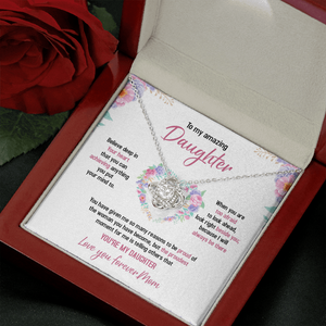 To My Daughter - Always Believe Deep In Your Heart - Necklace SO48T