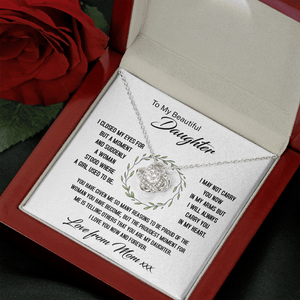 To My Beautiful Daughter - My Proudest Moment - Necklace SO144T