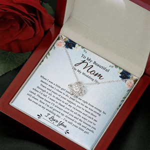 To My Beautiful Mom On My Wedding Day - Necklace SO17V