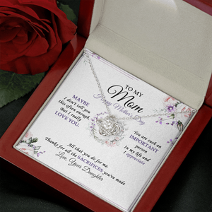 To My Mom - Happy Mother's Day And I Really Love You - Necklace SO38VV2