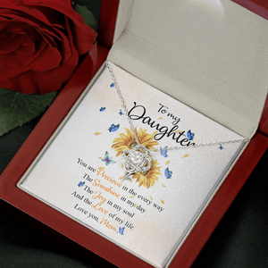 To My Daughter You're The Love Of My Life Necklace SO70