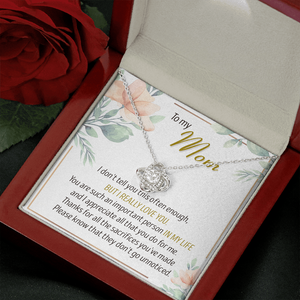 To My Mom Thanks For All The Sacrifices You've Made - Necklace SO27T