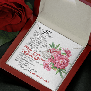 Dear Mom I Truly Blessed For Having A Mom Just Like You Necklace SO63