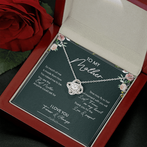 To My Mother - Thank You For Your Love And Support - Necklace SO13V