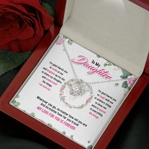 To My Daughter My Love For You Is Forever - Necklace SO37T