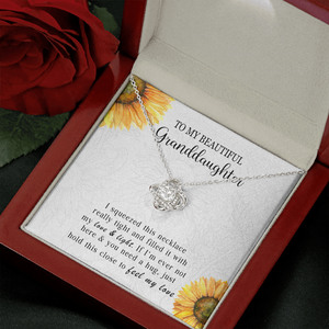 To My Granddaughter - Feel My Love - Necklace DR10