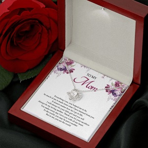 To My Mom You Are The World To Me Necklace SO25V