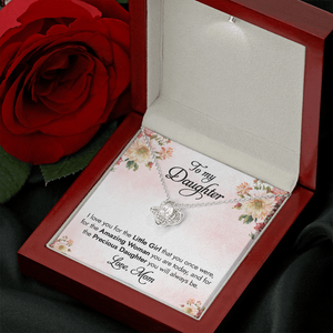 To My Daughter - I Love You For The Little Girl - Necklace SO83