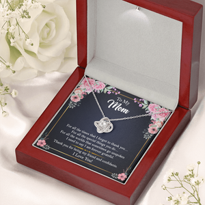 To My Mom - Thank You For Being My Friend and Confidante - Necklace SO105V