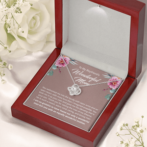 To My Boyfriend's Wonderful Mom - Thank You For Raising The Man Of My Dreams - Necklace SO14T