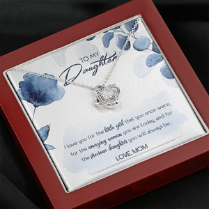 To My Daughter - I Love You For The Little Girl - Necklace SO01T