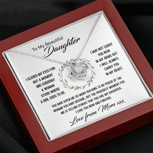 To My Beautiful Daughter - My Proudest Moment - Necklace SO144T