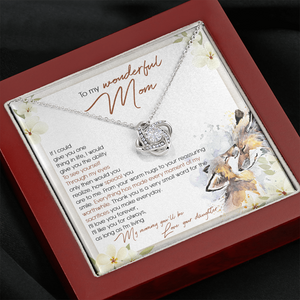 To My Wonderful Mom - I'll Love You Forever - Necklace SO50T