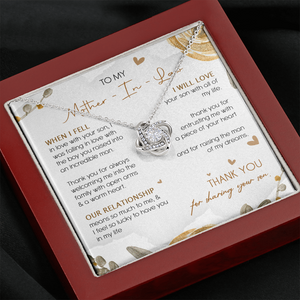 To My Mother In Law Thank You For Sharing Your Son Necklace SO23T