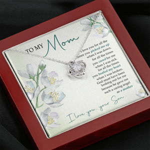 To My Mom - You're My Caring Angel - Necklace SO53V