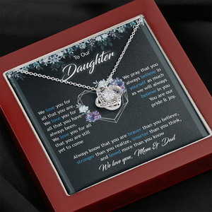 To Our Daughter We Love You Mom & Dad - Necklace SO47T