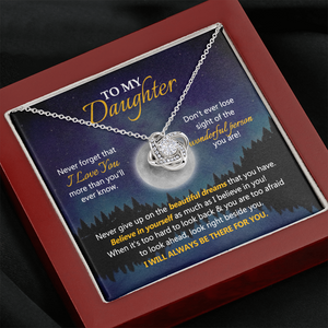 To My Daughter - Believe In Yourself As I Believe In You - Necklace SO77V