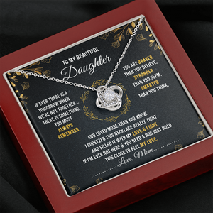 To My Beautiful Daughter - You Are Braver Than You Believe - Necklace SO40V