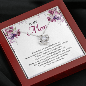 To My Mom You Are The World To Me Necklace SO25V