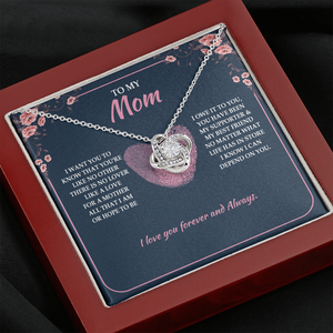 To My Mom - Thank You For Guiding Me Through All Of This - Necklace SO125V