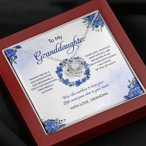 To My Granddaughter - I Am Proud Of You So Much - Necklace SO97