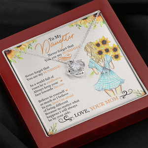 To My Daughter - You Are My Sunshine - Necklace SO137T
