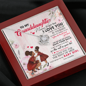 To My Granddaughter - You Will Always Be My Baby Girl - Necklace DR09