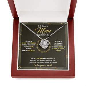 To The Best Mom - Happy Mother's Day The Person I Looked Up To - Necklace SO41Tv2