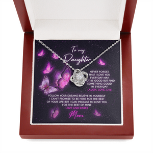 To My Daughter - Never Forget That I Love You - Necklace SO69