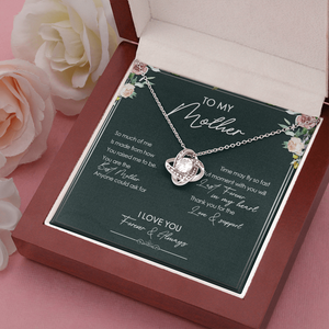 To My Mother - Thank You For Your Love And Support - Necklace SO13V