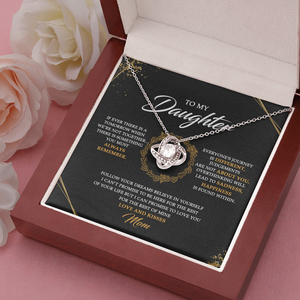 To My Daughter - Never Forget That I Love You - Necklace SO31V