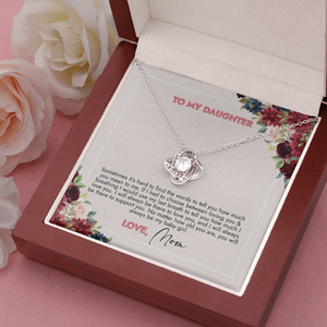 To My Daughter You Will Always Be My Girl Necklace SO73