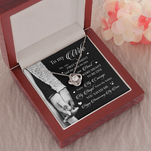 To My Wife I Knew Our Hearts Were Meant To Be One Necklace SO25