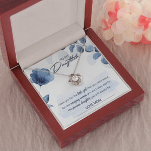 To My Daughter - I Love You For The Little Girl - Necklace SO01T
