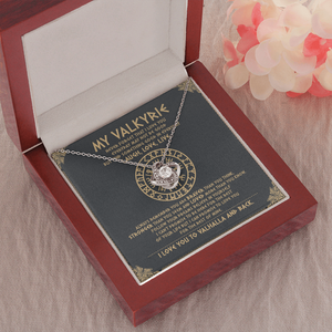 To My Daughter - Never Forget That I Love You To Valhalla - Viking Necklace SO111T